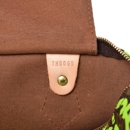 Louis Vuitton Monogram Graffiti Speedy 30 Green 6 of 13