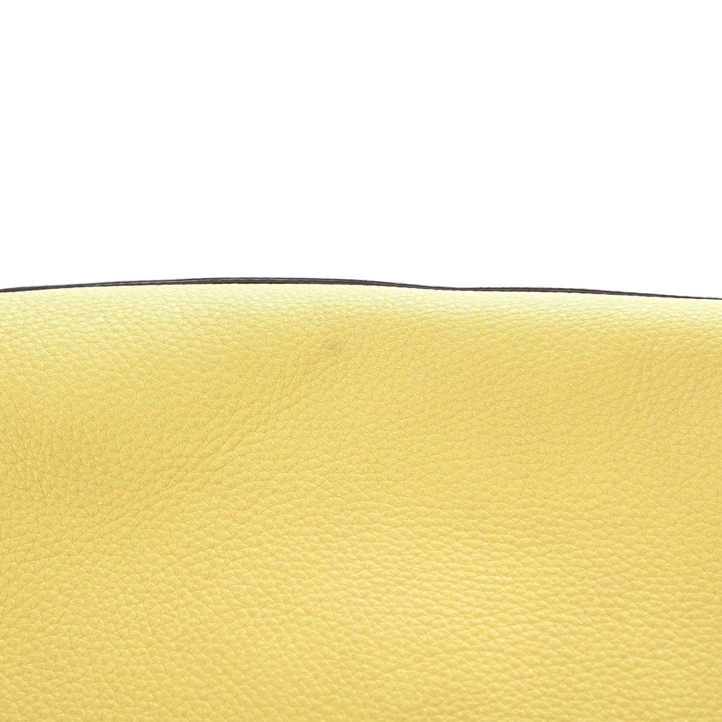 Calfskin Large Bamboo Shopper Tote Citrus