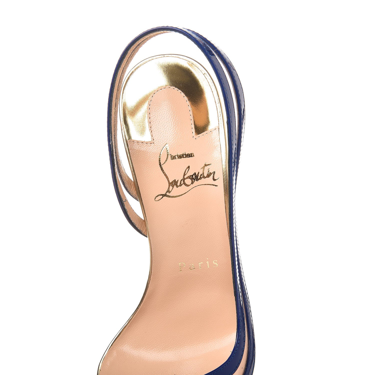 Christian Louboutin Patent PVC Paralili 100 Pumps 36 Corazon 6 of 13