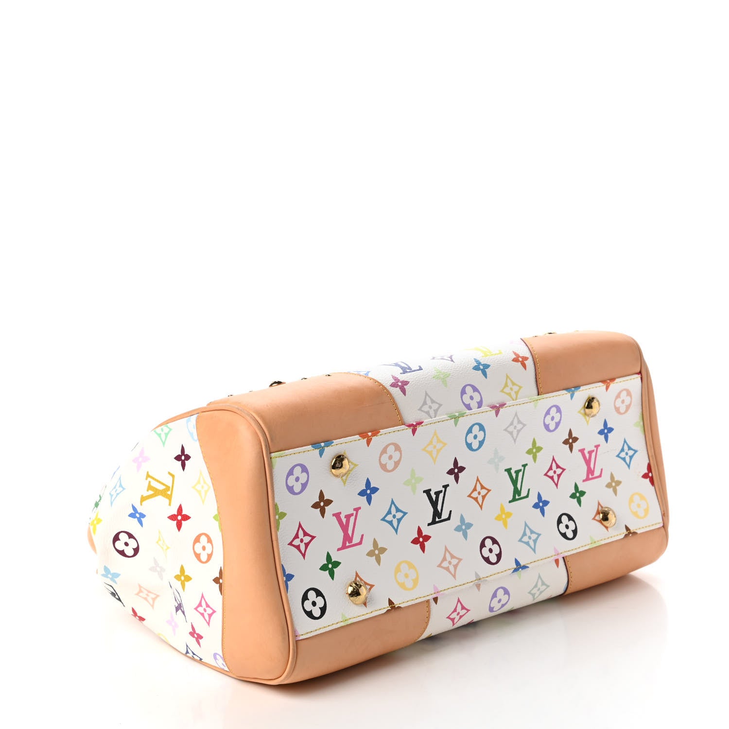 Louis Vuitton Monogram Multicolor Beverly GM White 4 of 10