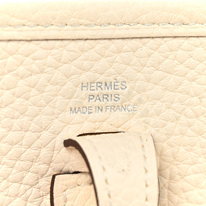 Hermes Taurillon Clemence Amazone Evelyne TPM Nata Craie 5 of 10