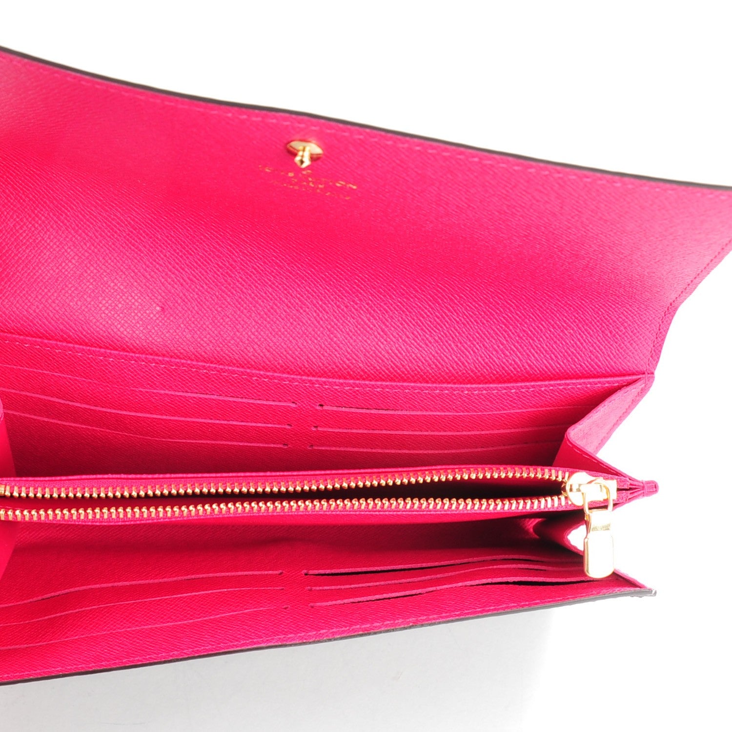 Louis Vuitton Monogram 2015 Christmas Animation Sarah Wallet Hibiscus 5 of 7