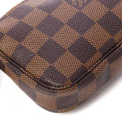 Louis Vuitton Damier Ebene Complice Trunks and Bags Mini Pochette Accessories Red 6 of 8