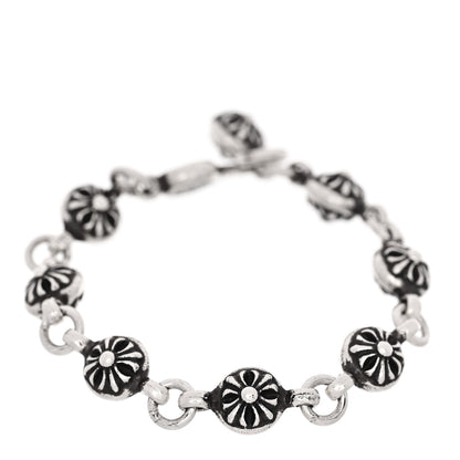 Chrome Hearts Sterling Silver Cross Ball Bracelet 1 of 3