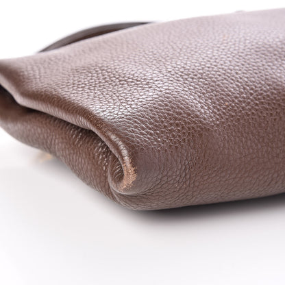 Prada Vitello Daino Zippered Crossbody Bag Bruciato 8 of 10