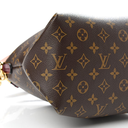 Louis Vuitton Monogram Beaubourg Hobo Mini Bordeaux Red Peach Safran Blue Jean Blue 9 of 10