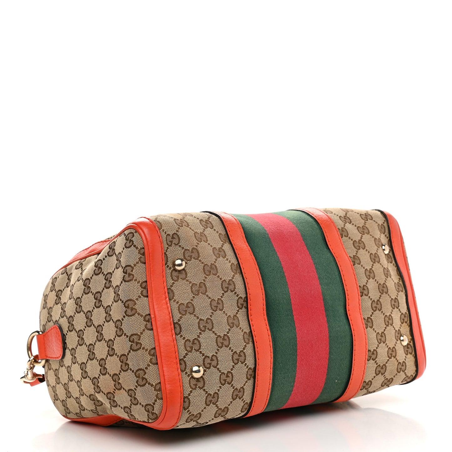 Monogram Vintage Web Medium Boston Orange