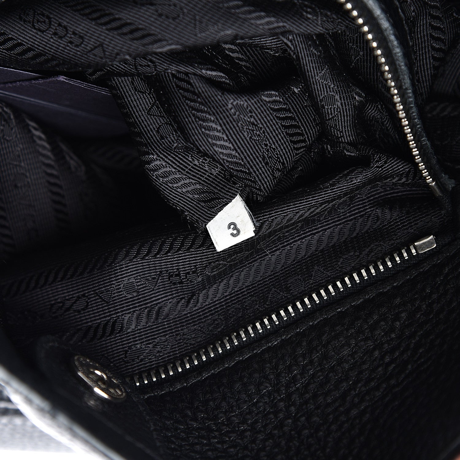 Prada Vitello Daino Hobo Black 6 of 12
