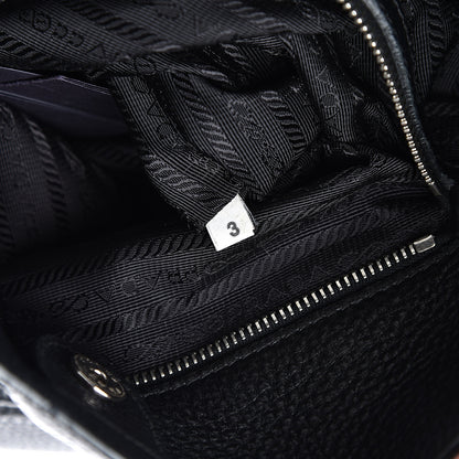 Prada Vitello Daino Hobo Black 6 of 12