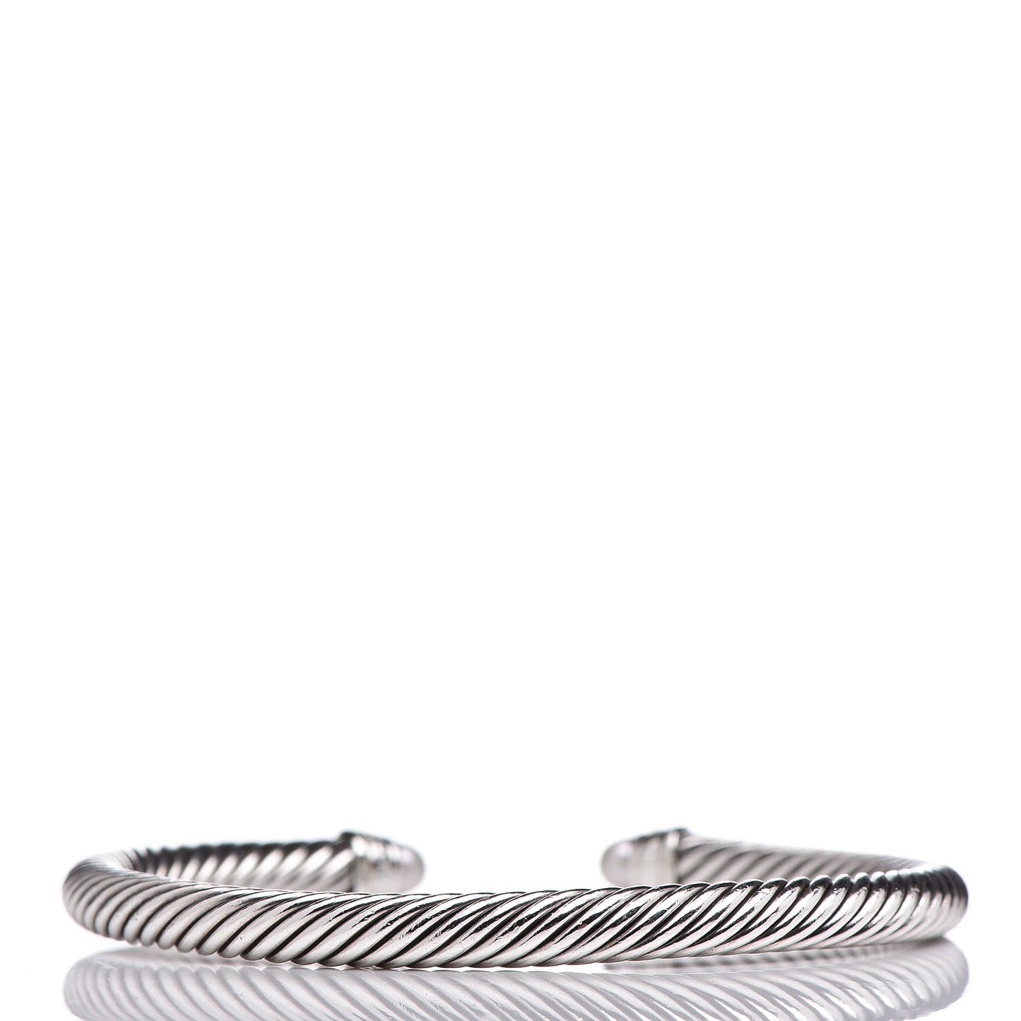 Sterling Silver Diamond Pearl 5mm Cable Classics Bracelet