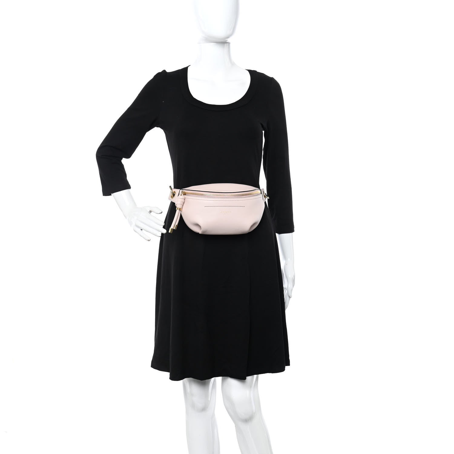 Givenchy Calfskin Whip Belt Bag Pale Pink 2 of 12