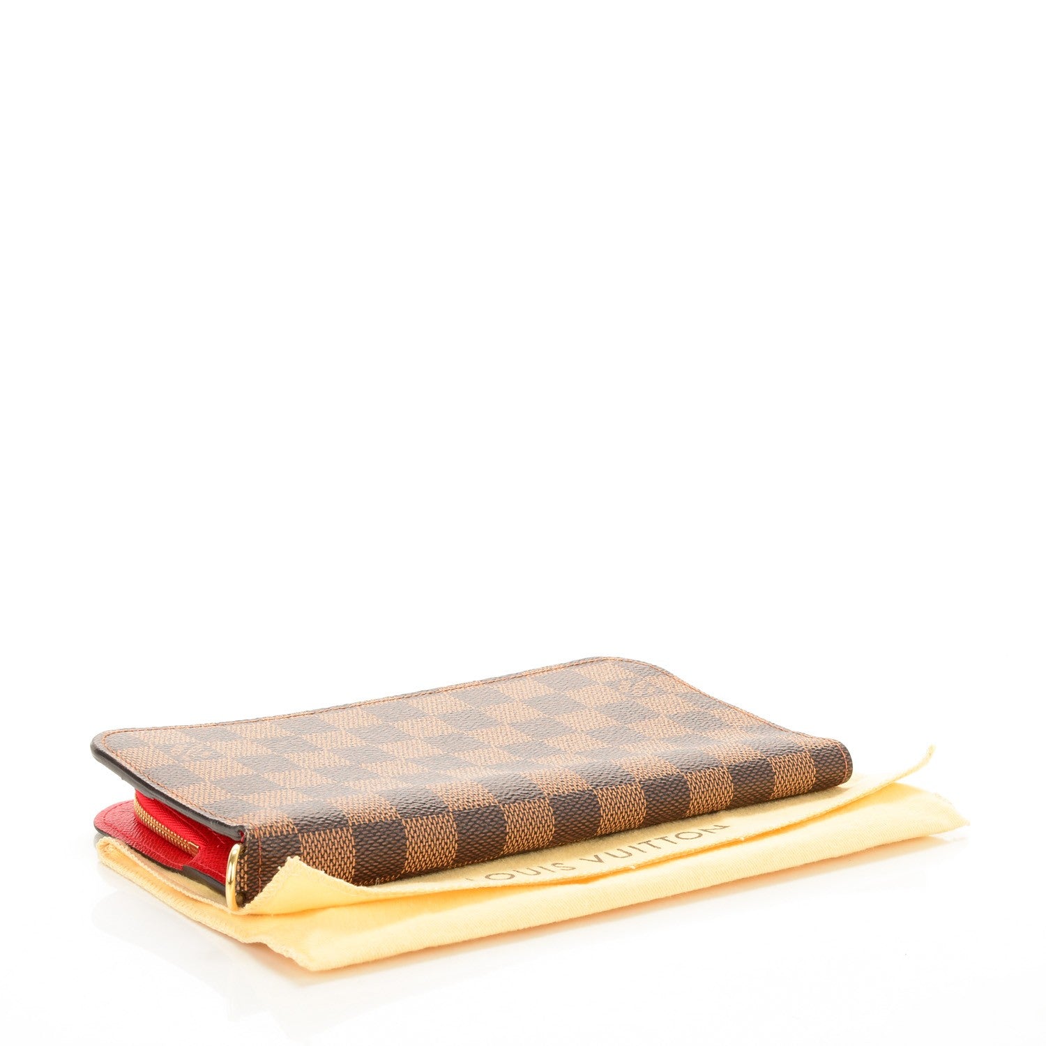 Louis Vuitton Damier Ebene Insolite Wallet Red 4 of 7