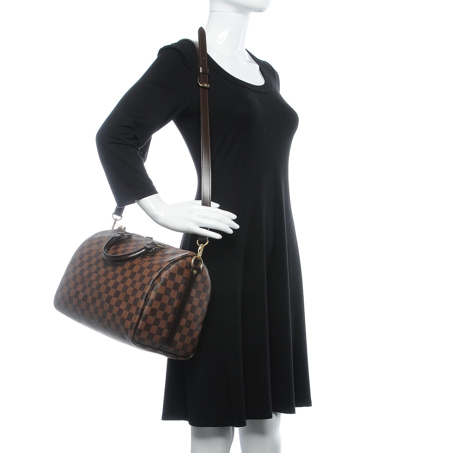 Damier Ebene Speedy Bandouliere 30