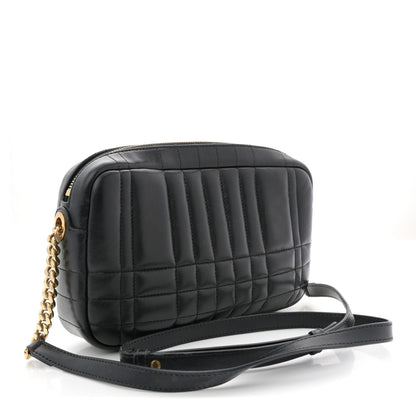 Burberry Lambskin Quilted Small Lola Camera Bag Black 3 of 15
