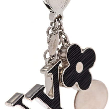 Louis Vuitton Electric Epi Fleur d'Epi Bag Charm Black 4 of 6
