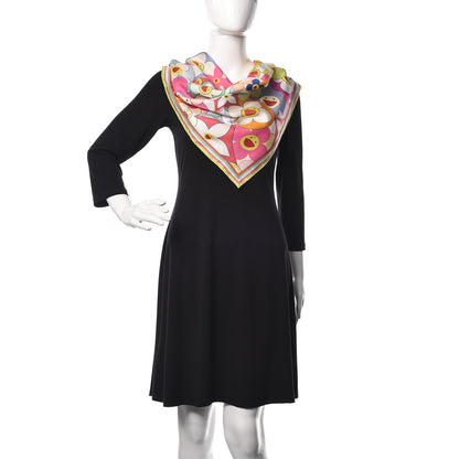 Louis Vuitton Silk Murakami Cosmic Flower Scarf Multicolor 2 of 4