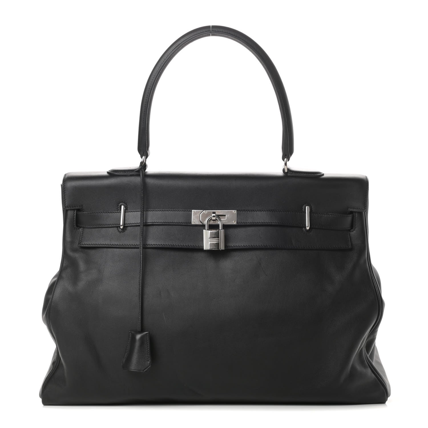 Hermes Veau Sikkim Kelly Relax 50 Black 1 of 19