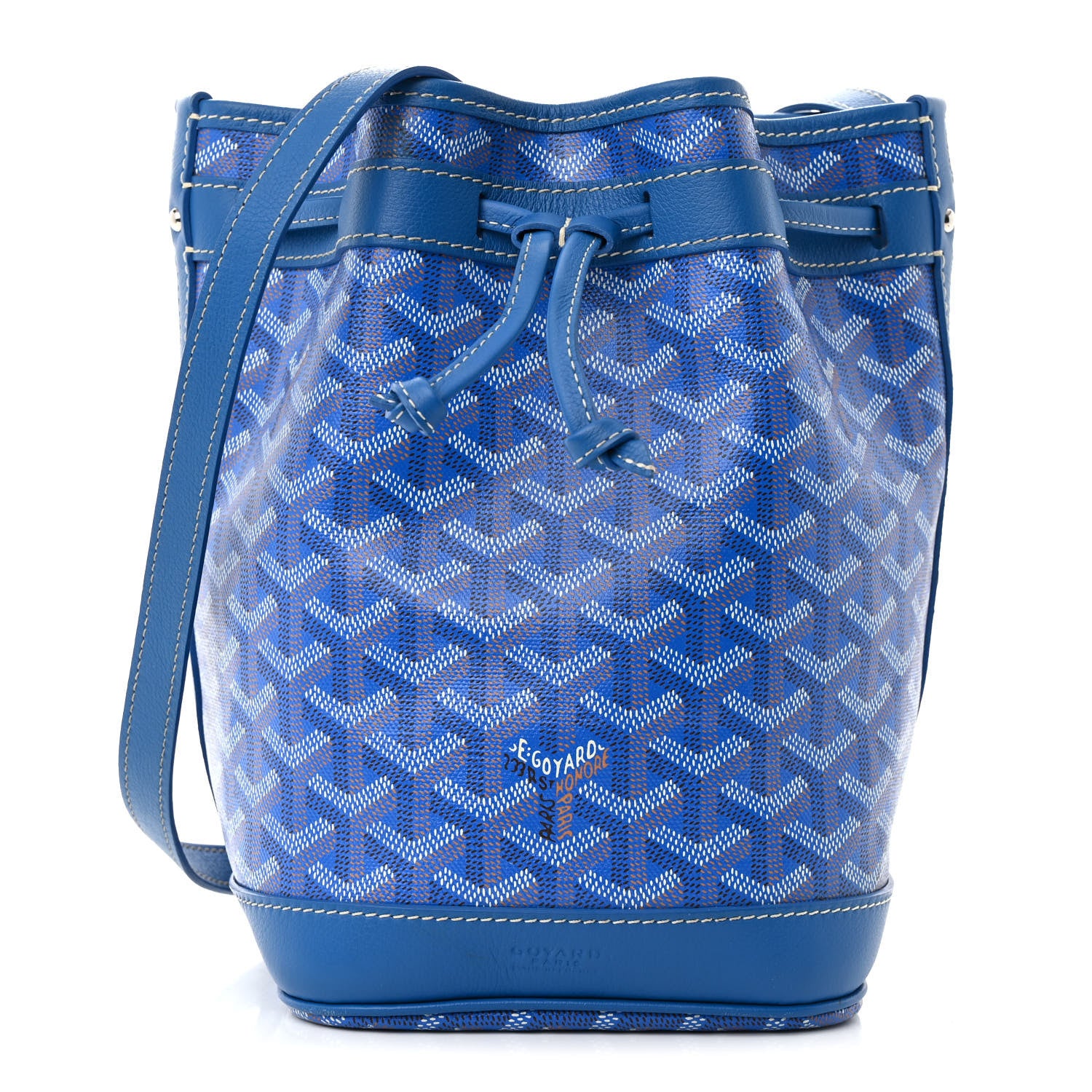 Goyard Goyardine Petit Flot Bucket Bag PM Sky Morning 1 of 11