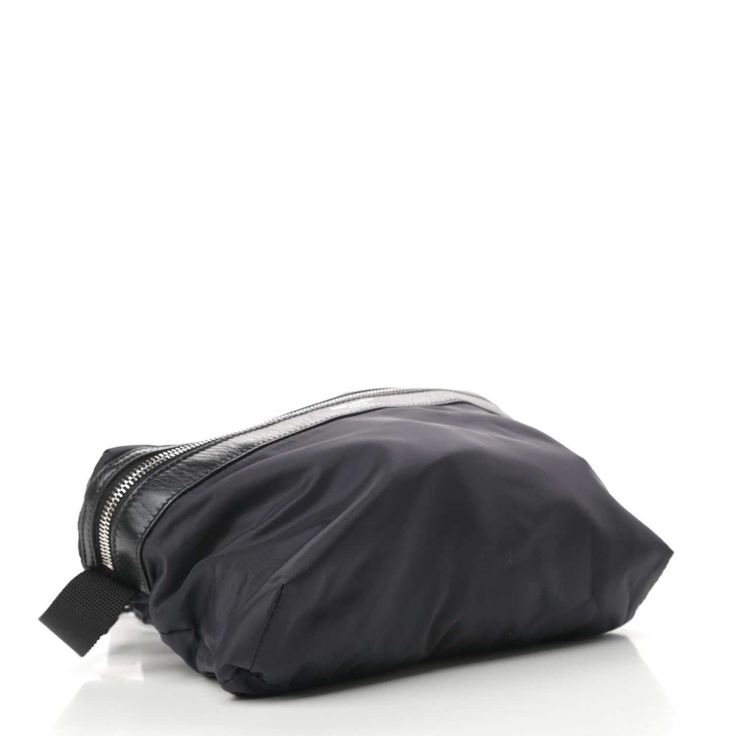 Nylon City Fold Up Backpack Belt Bag Black