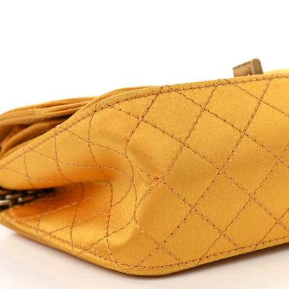 Chanel Satin Quilted 2.55 Reissue 224 Flap Gold 9 of 15