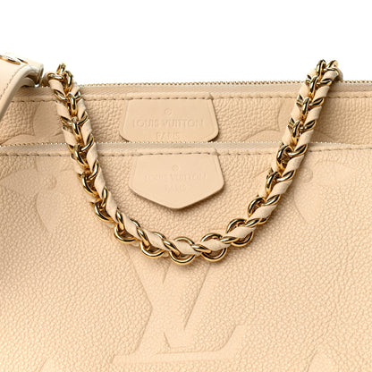 Louis Vuitton Empreinte Monogram Giant Multi Pochette Accessories Cream 7 of 10