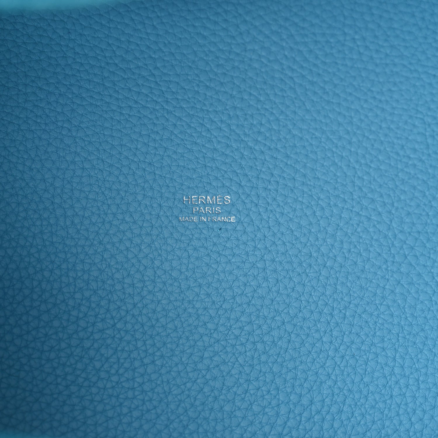 Hermes Taurillon Clemence Swift Eclat Picotin Lock 22 MM Bleu du Nord Rouge de Coeur 6 of 10
