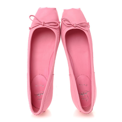 Christian Louboutin Nappa Mamadrague Flats 38 Calipso 2 of 9