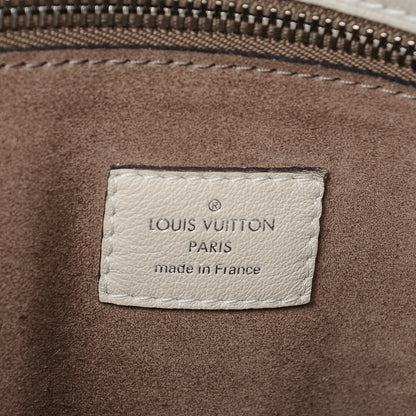 Louis Vuitton Veau Soie Calfskin Parnassea Bagatelle Hobo Blanc Casse 6 of 8