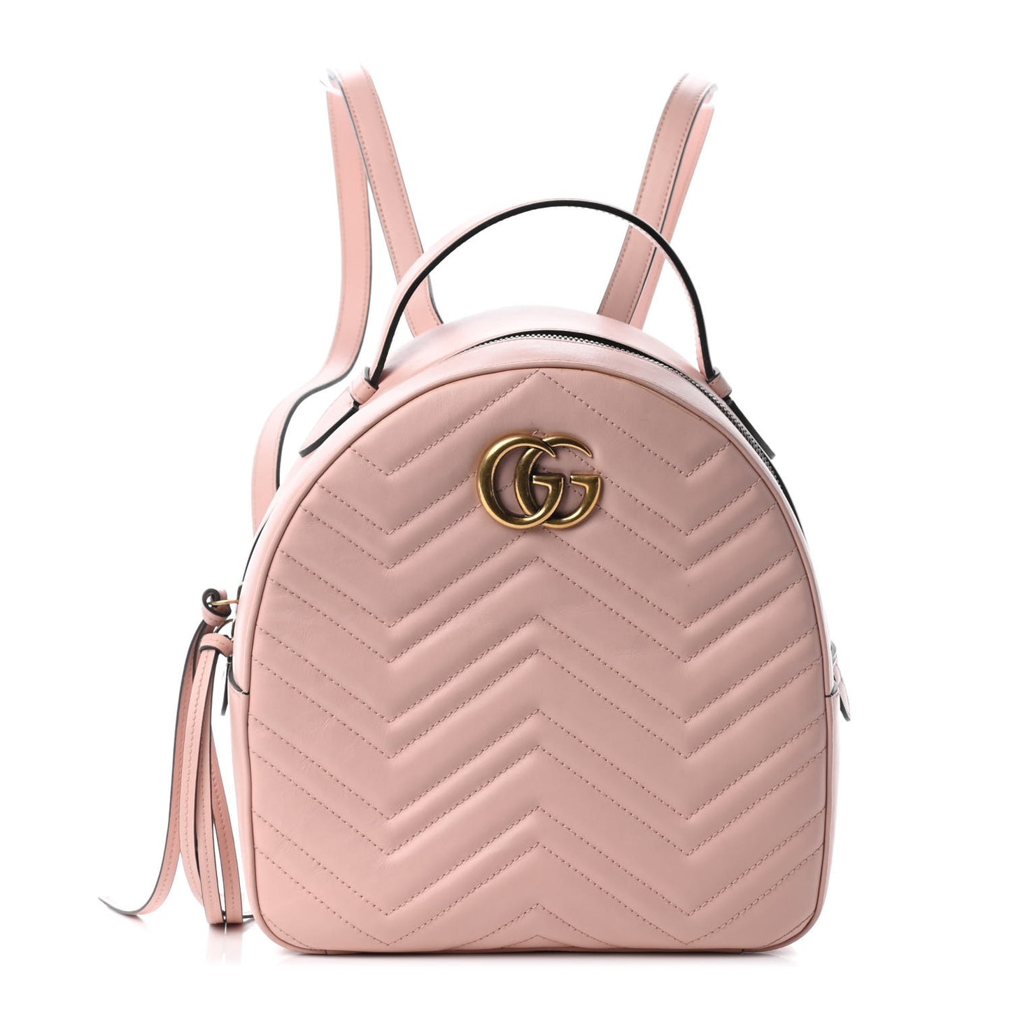 Calfskin Matelasse GG Marmont Dome Backpack Perfect Pink