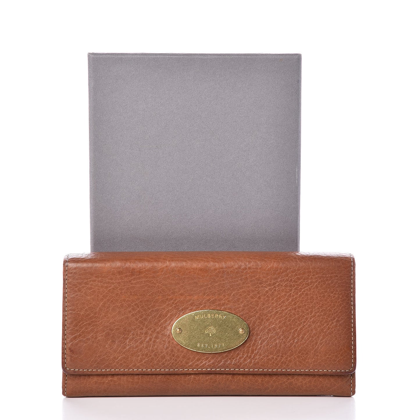 Natural Vegetable Tanned Continental Wallet Oak