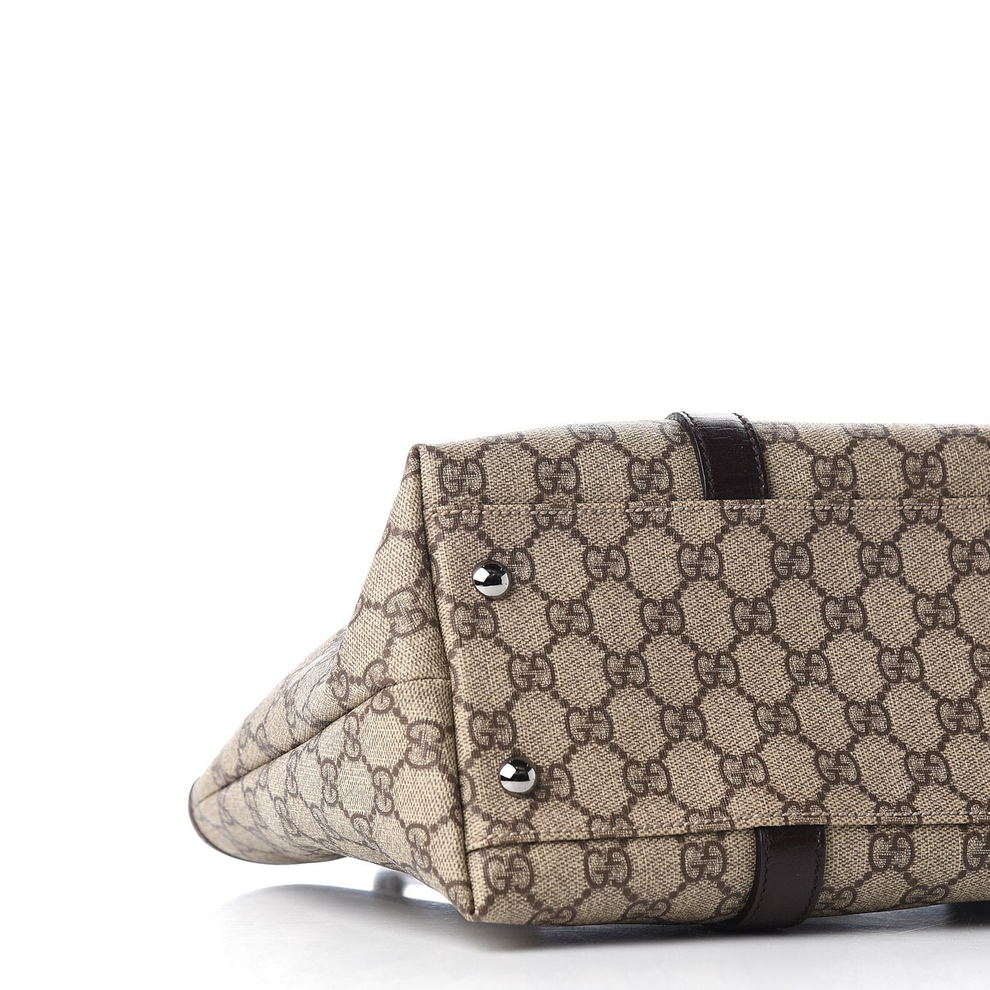 GG Plus Monogram Medium Joy Tote Dark Brown