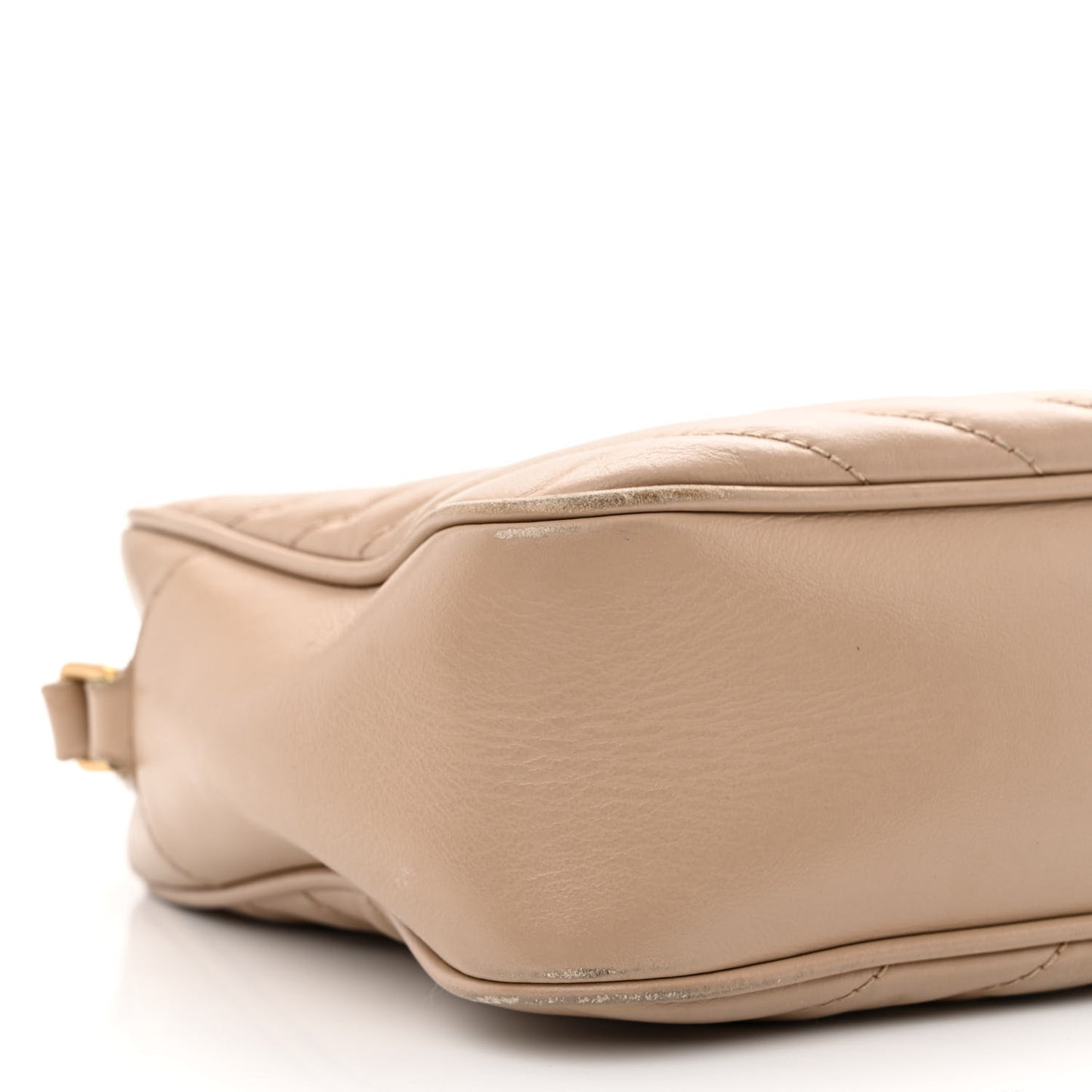 Calfskin Matelasse Monogram Lou Camera Bag Dark Beige