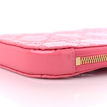 Christian Dior Patent Cannage Lady Dior Phone Holder 9 of 9