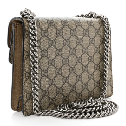 Gucci GG Supreme Monogram Mini Dionysus Shoulder Bag Taupe 3 of 12