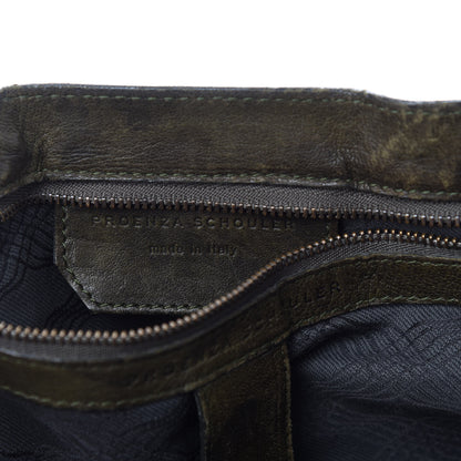 Proenza Schouler Lambskin Medium PS1 Satchel Dark Olive 7 of 20