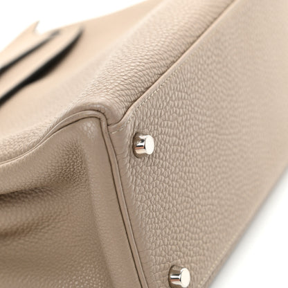 Hermes Taurillon Clemence Kelly Retourne 28 Gris Tourterelle 7 of 43