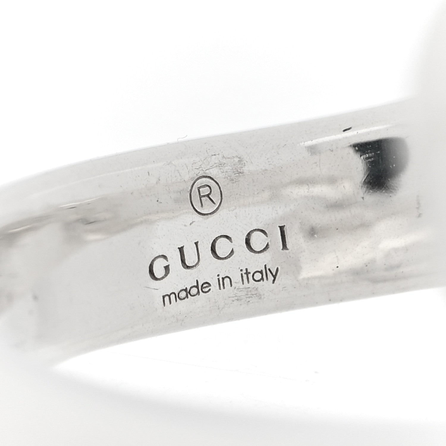 Gucci Sterling Silver Chiodo Double Nail Ring 53 6.5 5 of 5