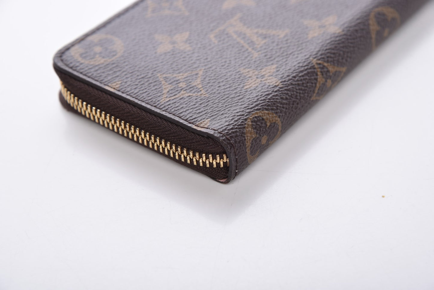 Monogram Clemence Wallet Rose Ballerine