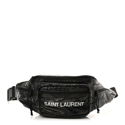 Saint Laurent Nylon Logo Ripstop Body Belt Bag Black 1 of 7