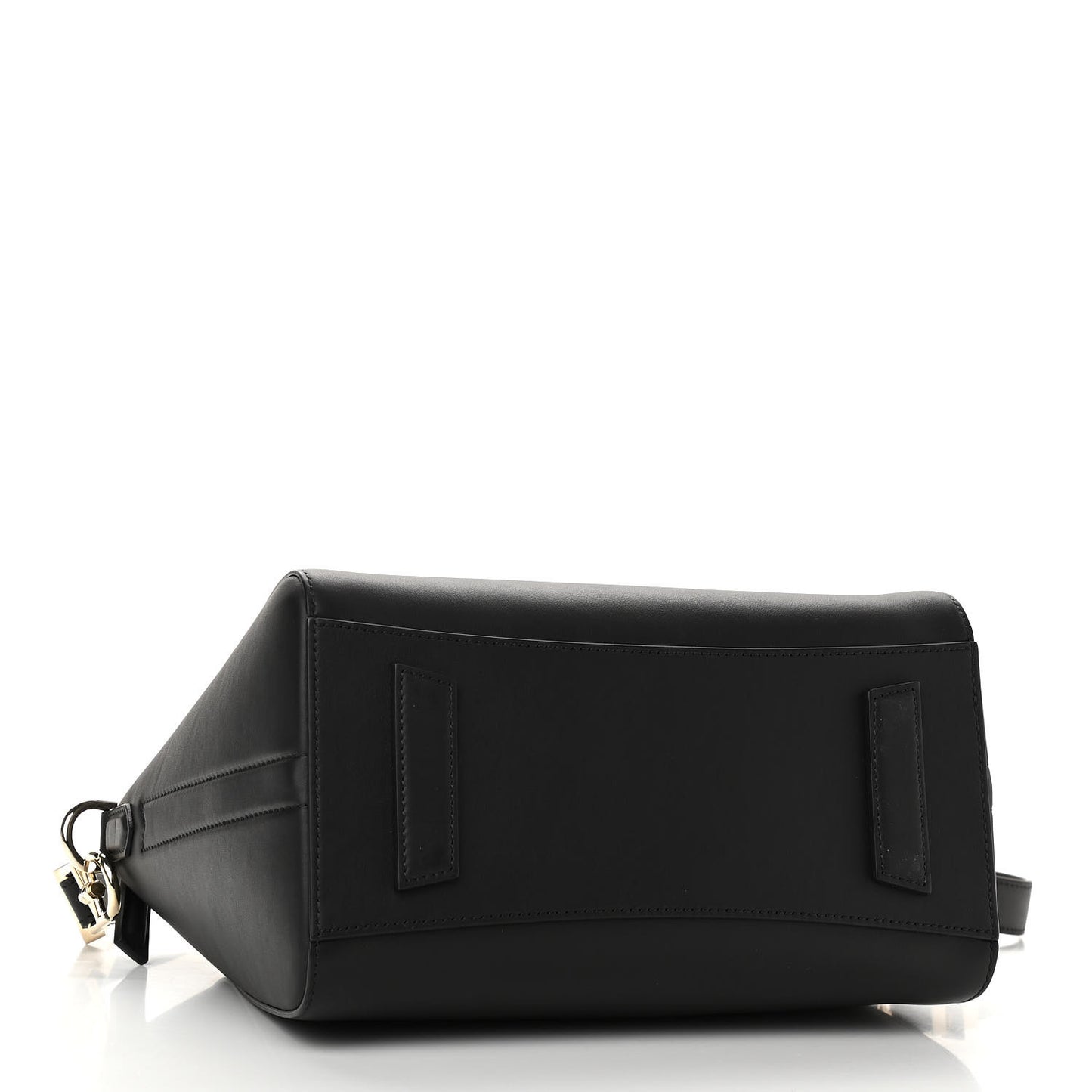 Calfskin Triangle Studded Small Antigona Black