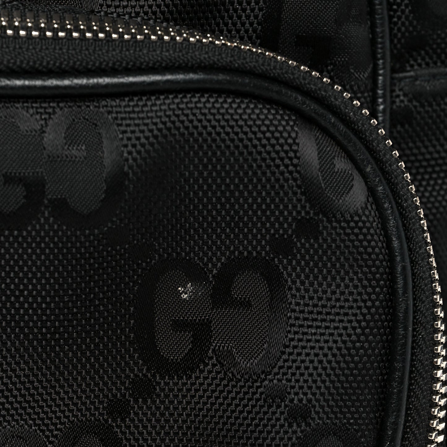 Econyl Nylon Monogram Off The Grid Messenger Black