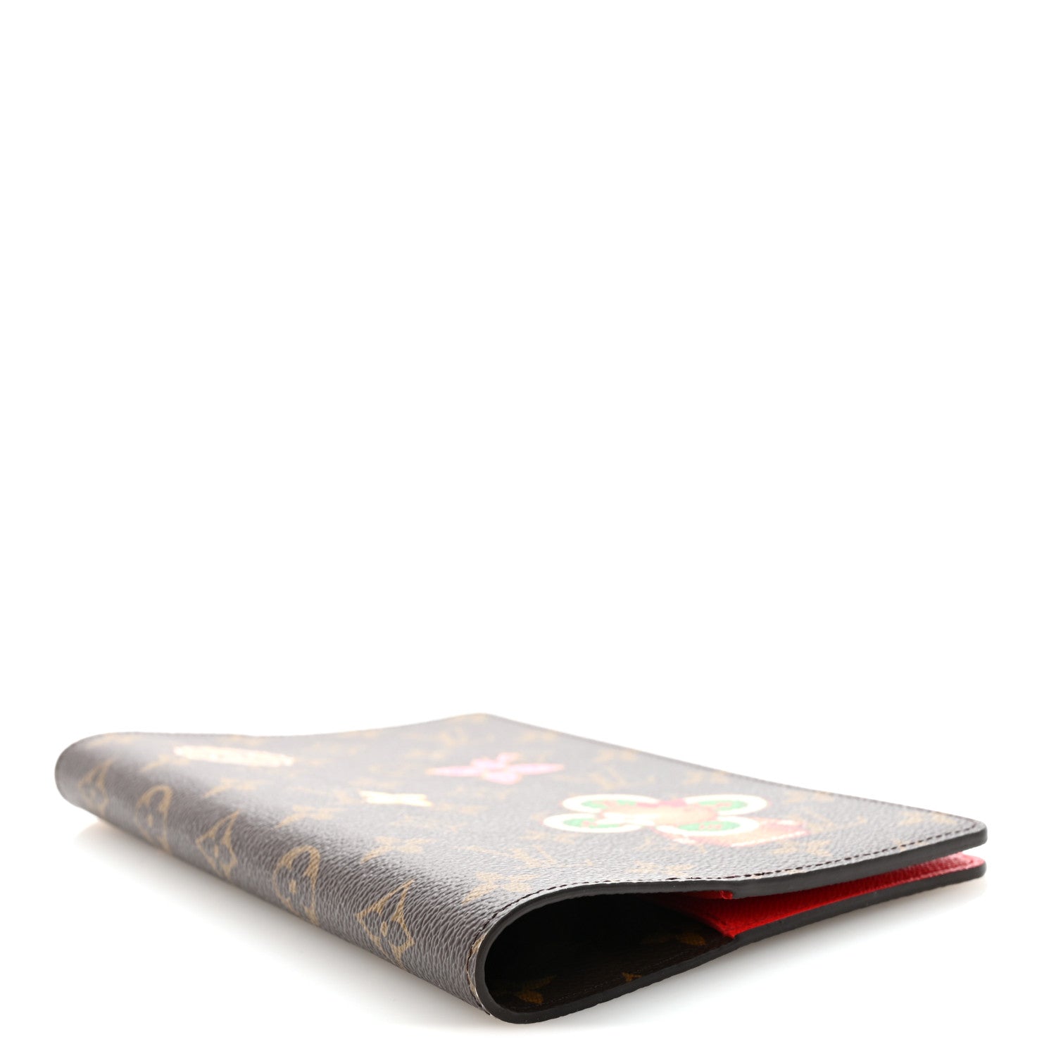 Louis Vuitton Monogram Emily Notebook Cover MM Coquelicot 4 of 6