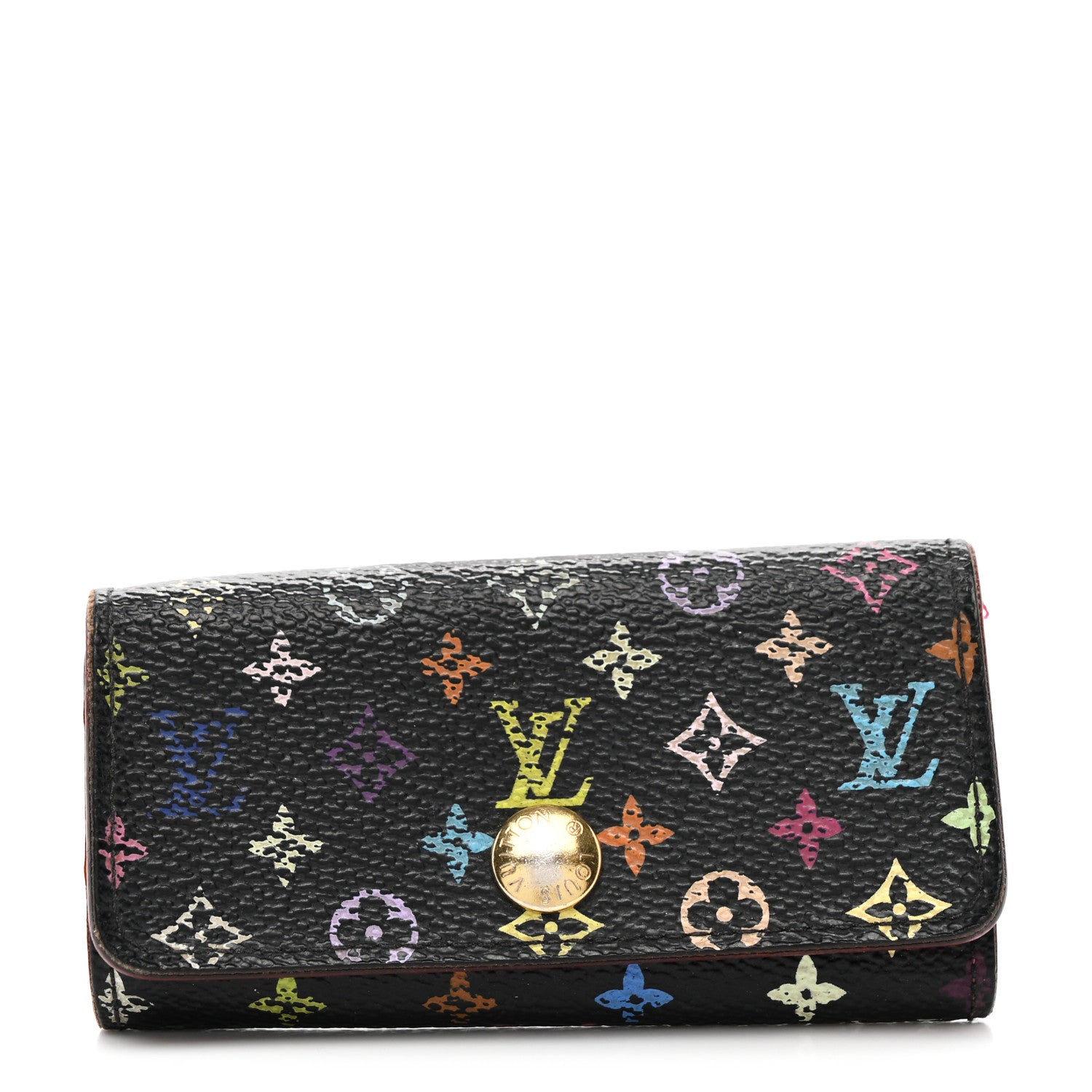 Louis Vuitton Monogram Multicolor Multicles 4 Key Holder Black Grenade 1 of 9
