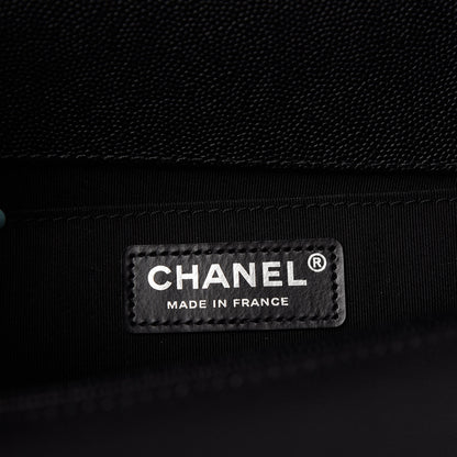 Chanel Caviar Quilted Medium Boy Flap Black 6 of 10