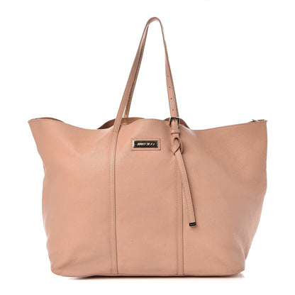Jimmy Choo Calfskin Sasha Shopper Tote Light Pink 1 of 13
