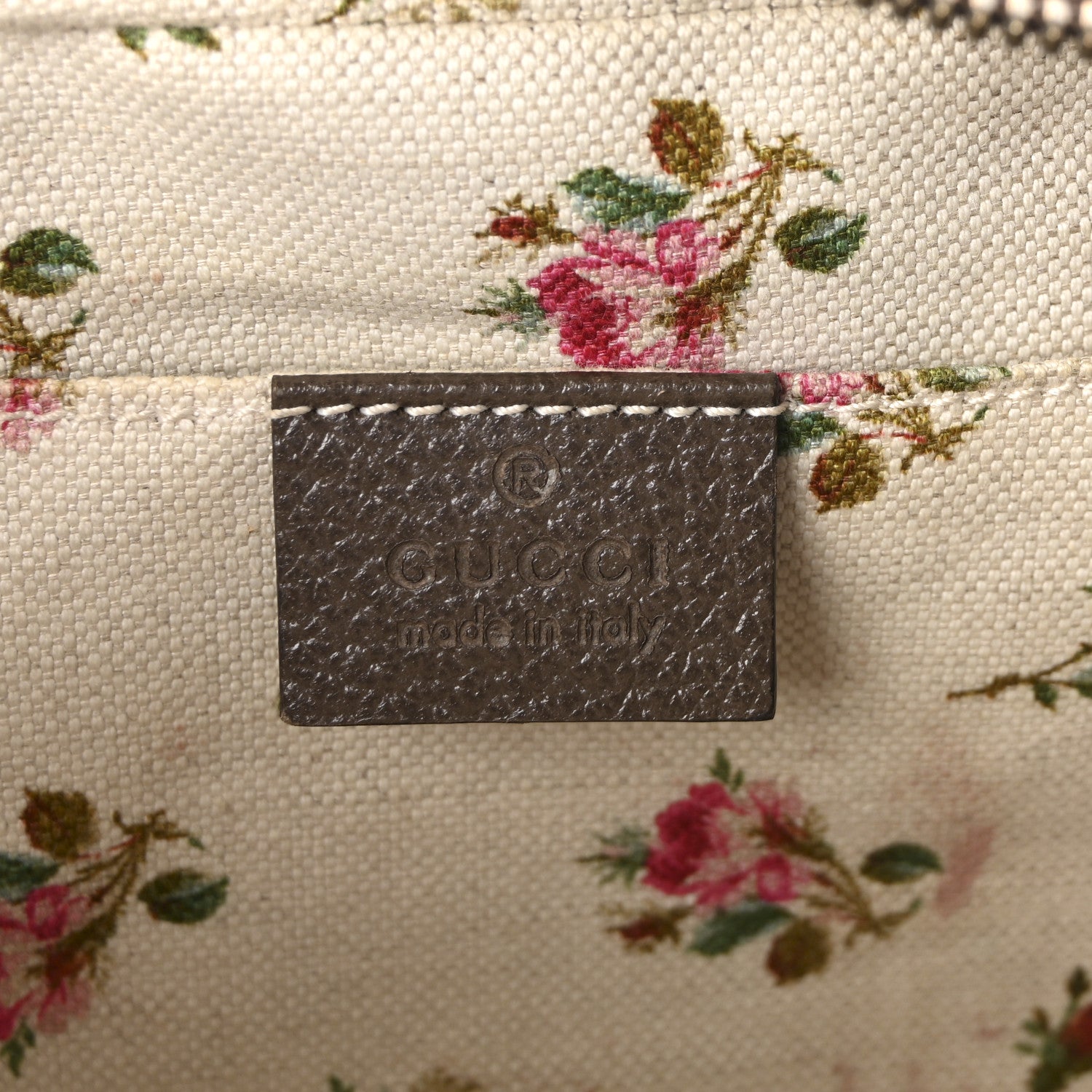 Gucci GG Supreme Monogram Web Neo Vintage Shoulder Bag Beige New Acero Crop 6 of 10