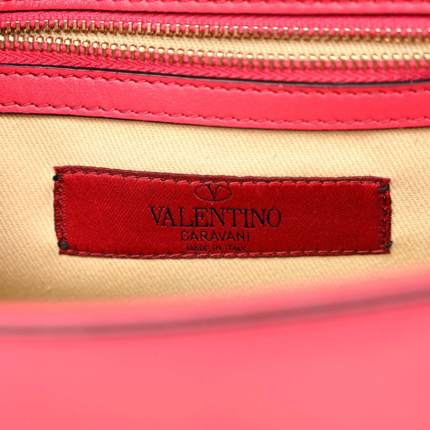 Valentino Garavani Vitello Small Glam Lock Rockstud Flap Deep Fuxia 6 of 11