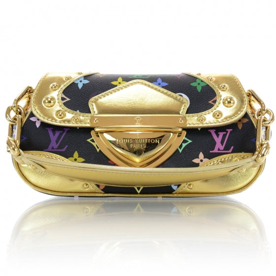 Louis Vuitton Monogram Multicolor Marilyn Black Gold 1 of 7