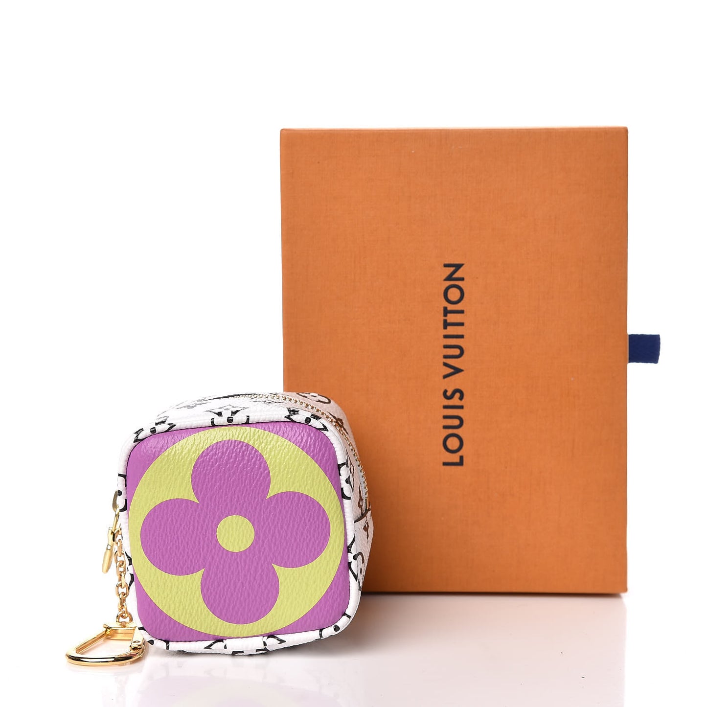 Monogram Giant Cube Coin Purse Pink