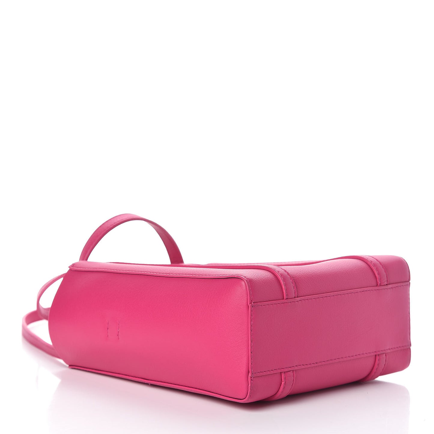 Calfskin XXS Everyday Tote Rose Magenta Black